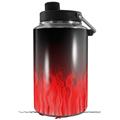Skin Decal Wrap for Yeti 1 Gallon Jug Fire Red - JUG NOT INCLUDED by WraptorSkinz
