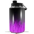 Skin Decal Wrap for Yeti 1 Gallon Jug Fire Purple - JUG NOT INCLUDED by WraptorSkinz