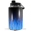 Skin Decal Wrap for Yeti 1 Gallon Jug Fire Blue - JUG NOT INCLUDED by WraptorSkinz