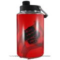 Skin Decal Wrap for Yeti 1 Gallon Jug Oriental Dragon Black on Red - JUG NOT INCLUDED by WraptorSkinz