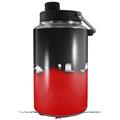 Skin Decal Wrap for Yeti 1 Gallon Jug Ripped Colors Black Red - JUG NOT INCLUDED by WraptorSkinz