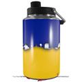 Skin Decal Wrap for Yeti 1 Gallon Jug Ripped Colors Blue Yellow - JUG NOT INCLUDED by WraptorSkinz