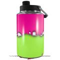 Skin Decal Wrap for Yeti 1 Gallon Jug Ripped Colors Hot Pink Neon Green - JUG NOT INCLUDED by WraptorSkinz