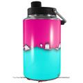 Skin Decal Wrap for Yeti 1 Gallon Jug Ripped Colors Hot Pink Neon Teal - JUG NOT INCLUDED by WraptorSkinz