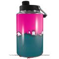 Skin Decal Wrap for Yeti 1 Gallon Jug Ripped Colors Hot Pink Seafoam Green - JUG NOT INCLUDED by WraptorSkinz