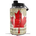 Skin Decal Wrap for Yeti 1 Gallon Jug Painted Faded and Cracked Canadian Canada Flag - JUG NOT INCLUDED by WraptorSkinz