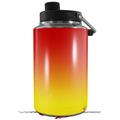 Skin Decal Wrap for Yeti 1 Gallon Jug Smooth Fades Yellow Red - JUG NOT INCLUDED by WraptorSkinz