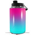 Skin Decal Wrap for Yeti 1 Gallon Jug Smooth Fades Neon Teal Hot Pink - JUG NOT INCLUDED by WraptorSkinz