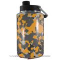 Skin Decal Wrap for Yeti 1 Gallon Jug WraptorCamo Old School Camouflage Camo Orange - JUG NOT INCLUDED by WraptorSkinz