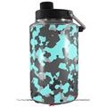Skin Decal Wrap for Yeti 1 Gallon Jug WraptorCamo Old School Camouflage Camo Neon Teal - JUG NOT INCLUDED by WraptorSkinz