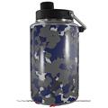 Skin Decal Wrap for Yeti 1 Gallon Jug WraptorCamo Old School Camouflage Camo Blue Navy - JUG NOT INCLUDED by WraptorSkinz