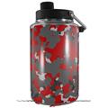 Skin Decal Wrap for Yeti 1 Gallon Jug WraptorCamo Old School Camouflage Camo Red - JUG NOT INCLUDED by WraptorSkinz