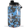 Skin Decal Wrap for Yeti 1 Gallon Jug WraptorCamo Old School Camouflage Camo Blue Medium - JUG NOT INCLUDED by WraptorSkinz