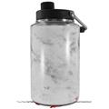 Skin Decal Wrap for Yeti 1 Gallon Jug Marble Granite 07 White Gray - JUG NOT INCLUDED by WraptorSkinz