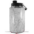 Skin Decal Wrap for Yeti 1 Gallon Jug Marble Granite 09 White Gray - JUG NOT INCLUDED by WraptorSkinz