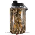 Skin Decal Wrap for Yeti 1 Gallon Jug WraptorCamo Grassy Marsh Camo Orange - JUG NOT INCLUDED by WraptorSkinz