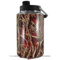 Skin Decal Wrap for Yeti 1 Gallon Jug WraptorCamo Grassy Marsh Camo Red - JUG NOT INCLUDED by WraptorSkinz