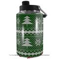 Skin Decal Wrap for Yeti 1 Gallon Jug Ugly Holiday Christmas Sweater - Christmas Trees Green 01 - JUG NOT INCLUDED by WraptorSkinz