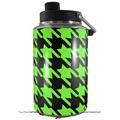 Skin Decal Wrap for Yeti 1 Gallon Jug Houndstooth Neon Lime Green on Black - JUG NOT INCLUDED by WraptorSkinz