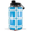 Skin Decal Wrap for Yeti 1 Gallon Jug Squared Neon Blue - JUG NOT INCLUDED by WraptorSkinz