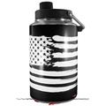 Skin Decal Wrap for Yeti 1 Gallon Jug Brushed USA American Flag I Stand - JUG NOT INCLUDED by WraptorSkinz