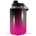 Skin Decal Wrap compatible with Yeti 1 Gallon Jug Smooth Fades Hot Pink Black - JUG NOT INCLUDED by WraptorSkinz