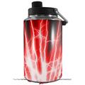 Skin Decal Wrap for Yeti 1 Gallon Jug Lightning Red - JUG NOT INCLUDED by WraptorSkinz
