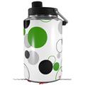 Skin Decal Wrap for Yeti 1 Gallon Jug Lots of Dots Green on White - JUG NOT INCLUDED by WraptorSkinz