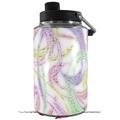 Skin Decal Wrap for Yeti 1 Gallon Jug Neon Swoosh on White - JUG NOT INCLUDED by WraptorSkinz