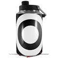 Skin Decal Wrap for Yeti 1 Gallon Jug Bullseye Black and White - JUG NOT INCLUDED by WraptorSkinz