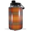 Skin Decal Wrap for Yeti 1 Gallon Jug Plaid Pumpkin Orange - JUG NOT INCLUDED by WraptorSkinz