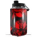 Skin Decal Wrap for Yeti 1 Gallon Jug Skulls Confetti Red - JUG NOT INCLUDED by WraptorSkinz