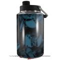 Skin Decal Wrap for Yeti 1 Gallon Jug Skulls Confetti Blue - JUG NOT INCLUDED by WraptorSkinz