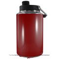 Skin Decal Wrap for Yeti 1 Gallon Jug Solids Collection Red Dark - JUG NOT INCLUDED by WraptorSkinz