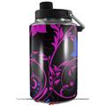 Skin Decal Wrap for Yeti 1 Gallon Jug Twisted Garden Hot Pink and Blue - JUG NOT INCLUDED by WraptorSkinz