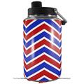Skin Decal Wrap for Yeti 1 Gallon Jug Zig Zag Red White and Blue - JUG NOT INCLUDED by WraptorSkinz