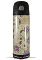 Skin Decal Wrap for Thermos Funtainer 16oz Bottle Flowers and Berries Purple (BOTTLE NOT INCLUDED) by WraptorSkinz