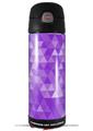 Skin Decal Wrap for Thermos Funtainer 16oz Bottle Triangle Mosaic Purple (BOTTLE NOT INCLUDED) by WraptorSkinz
