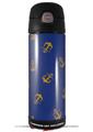 Skin Decal Wrap for Thermos Funtainer 16oz Bottle Anchors Away Blue (BOTTLE NOT INCLUDED) by WraptorSkinz