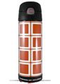 Skin Decal Wrap for Thermos Funtainer 16oz Bottle Squared Burnt Orange (BOTTLE NOT INCLUDED) by WraptorSkinz