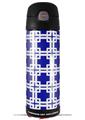Skin Decal Wrap for Thermos Funtainer 16oz Bottle Boxed Royal Blue (BOTTLE NOT INCLUDED) by WraptorSkinz