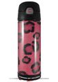 Skin Decal Wrap for Thermos Funtainer 16oz Bottle Leopard Skin Pink (BOTTLE NOT INCLUDED) by WraptorSkinz
