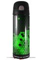 Skin Decal Wrap for Thermos Funtainer 16oz Bottle HEX Green (BOTTLE NOT INCLUDED) by WraptorSkinz