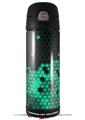 Skin Decal Wrap for Thermos Funtainer 16oz Bottle HEX Seafoan Green (BOTTLE NOT INCLUDED) by WraptorSkinz