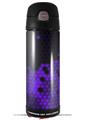 Skin Decal Wrap for Thermos Funtainer 16oz Bottle HEX Purple (BOTTLE NOT INCLUDED) by WraptorSkinz
