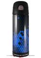 Skin Decal Wrap for Thermos Funtainer 16oz Bottle HEX Blue (BOTTLE NOT INCLUDED) by WraptorSkinz