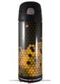 Skin Decal Wrap for Thermos Funtainer 16oz Bottle HEX Yellow (BOTTLE NOT INCLUDED) by WraptorSkinz