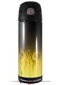 Skin Decal Wrap for Thermos Funtainer 16oz Bottle Fire Yellow (BOTTLE NOT INCLUDED) by WraptorSkinz
