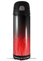Skin Decal Wrap for Thermos Funtainer 16oz Bottle Fire Red (BOTTLE NOT INCLUDED) by WraptorSkinz