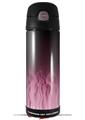 Skin Decal Wrap for Thermos Funtainer 16oz Bottle Fire Pink (BOTTLE NOT INCLUDED) by WraptorSkinz